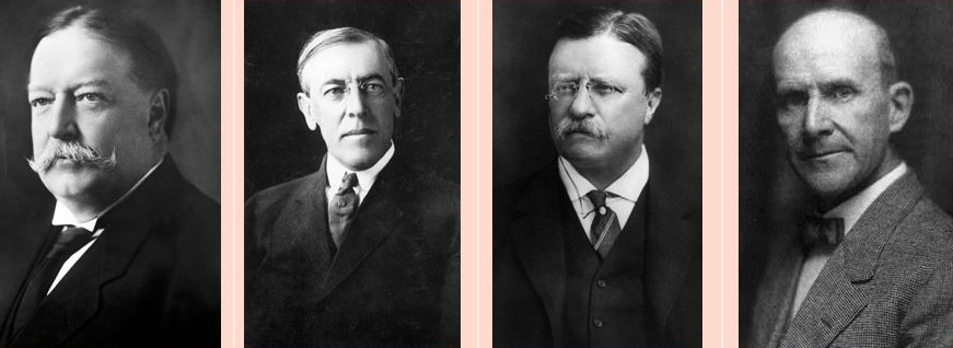 The Election of 1912: Taft vs. Wilson vs. Roosevelt vs. Debs
